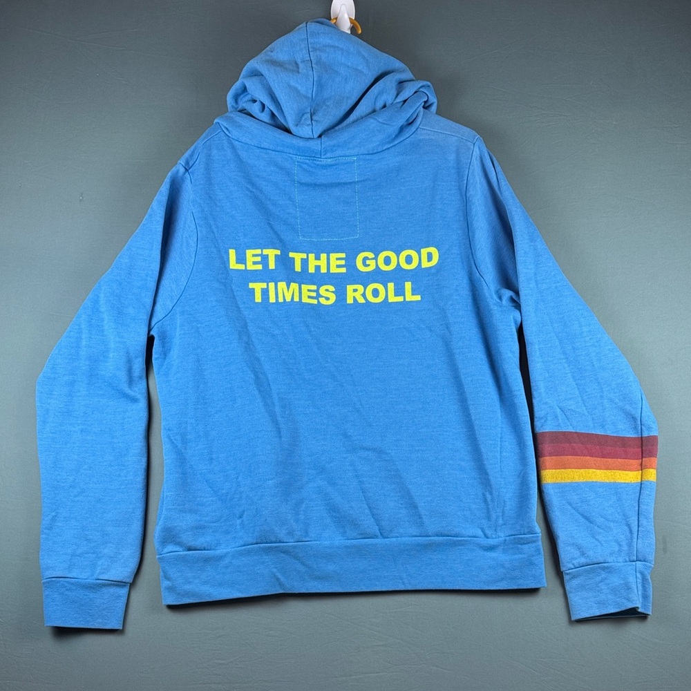 Waste Management Tournament - The Peoples Open - Zip-up Blue Hoodie - Size XXL - Picture 5 of 9